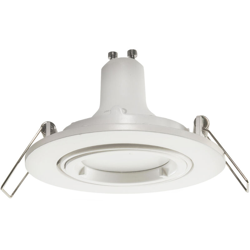 Zeitnet Inc. - Faretto orientabile rotondo bianco incasso soffitto 8cm lampada LED 8W GU10 Luce 4000K precio