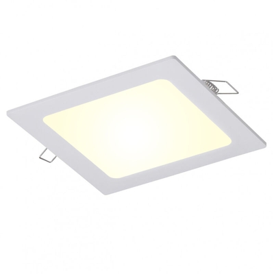 Faretto quadrato LED 12W pannello incasso luce diffusa 120 gradi foro 15cm 220V Luce Bianco naturale