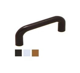 Ratti - MANIGLIA PLASTICA mm 106 MARRONE Pz.2 GEMAC