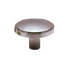 POMOLO PIATTO CROMATO mm 24 Pz.2 GEMAC