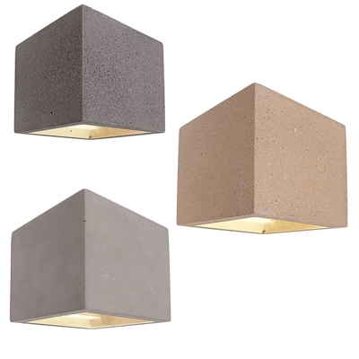 Planetitaly - Applique in pietra lampada muro doppio fascio luce parete taverna G9 220V IP20 Colore Grigio