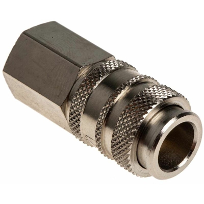 Giunto ad attacco rapido, RS PRO, serie 21, connessione G 1/8 Femmina, 35 bar max, in Ottone Nichelato Camozzi, Legris,
