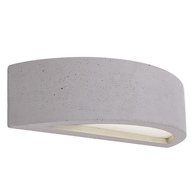 Applique LED moderna in cemento lampada parete doppio fascio luce E14 220V IP20