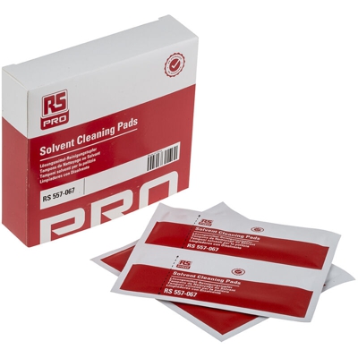 Salviette Monouso umidificate RS PRO, col. Bianco, conf. da 20 pz. (Confezione da 20)