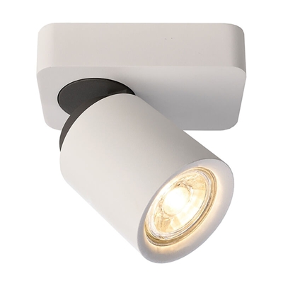Faretto bianco da soffitto luce spot vetrina led potenza 5w attacco lampada GU10 Luce Bianco naturale
