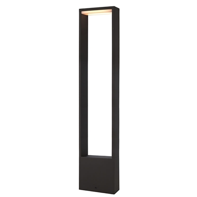 Lampione LED 4W palo esterno alluminio IP54 luce 3000K giardino viale 100cm