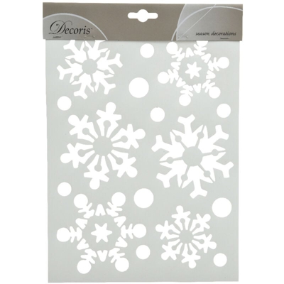 Stencil Fiocchi di Ghiaccio 21 x 30 cm