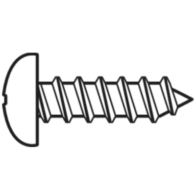 TOOLCRAFT 827354 Viti con testa bombata per lamiera 2.2 mm 6.5 mm A croce Philips DIN 7981-C Acciaio zincato 100 pz.