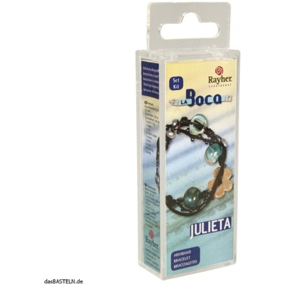 LA BOCA KIT PER REALIZZARE BRACCIALETTO JULIETA VERDE - Rayher
