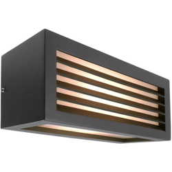 Zeitnet Inc. - Applique LED moderno lampada parete 10W E27 luce garage giardino terrazzo IP54 Luce 4000K características