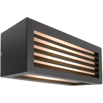 Zeitnet Inc. - Applique LED moderno lampada parete 10W E27 luce garage giardino terrazzo IP54 Luce 4000K