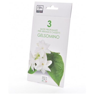 Buste Profumate Set 3 Pz. Gelsomino Cm.10X19