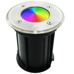 Faretto led calpestabile segnapassi IP65 carrabile giochi luce LED RGB RGBW GU10 Luce RGBW características