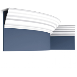 Cornice soffitto parete Decor C326F LUXXUS MANOIR modanatura modanatura tipo stucco design classico senza tempo bianco 2 m - Orac precio