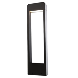Planetitaly - Lampione moderno LED 12W palo esterno acciaio IP65 3000K luce viale 220V 65cm precio