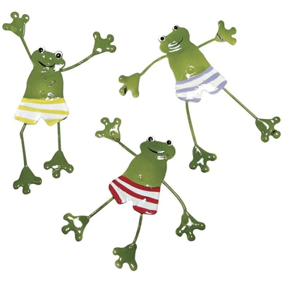 Rayher - Rana In Metallo 4Cm 3 Pezzi