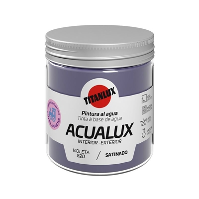 Idropitture Acualux Blu Colori lux | 820-Viola - 75 mL - 820-Viola - Titan