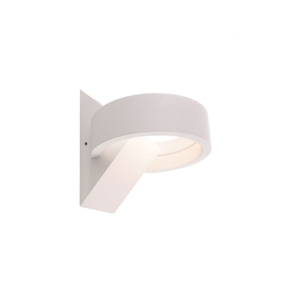 Planetitaly - Applique LED 7W parete interni lampada bianca moderna luce doppio fascio 3000K