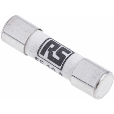 Fusibile a cartuccia RS PRO, 10A, Ø 5 x 20mm, FF, 250V ca, Ceramico