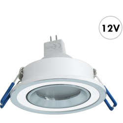 Zeitnet Inc. - Faretto LED incasso tondo bianco silver lampada 7W GU5.3 12V luci salotto barca Luce 6000K características