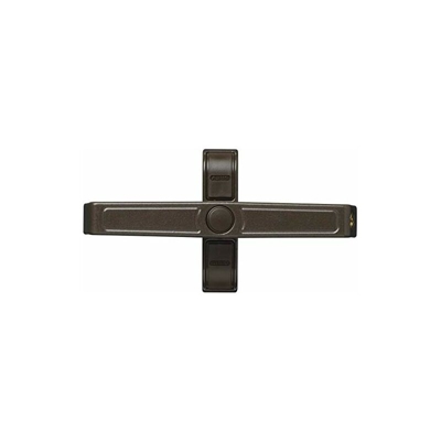 2420 Serratura per Finestre, Blocco con Chiavistello a Perno per Finestre a Doppia Anta, Serratura Multipla, Livello di Sicurezza: 7, 89636, Marrone