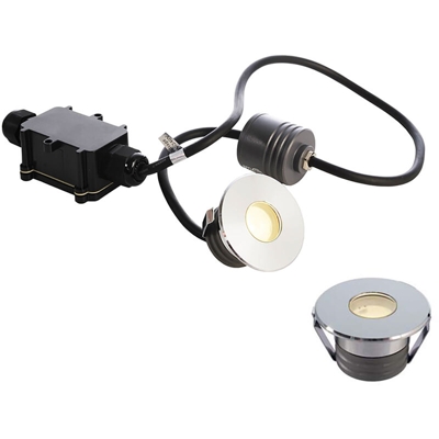 Faretto spot calpestabile incasso sengapassi LED COB tenuta stanga inox IP67 2W Luce Bianco freddo