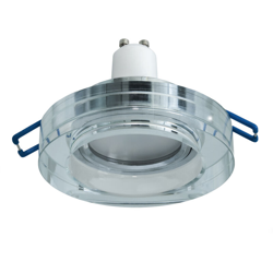 Zeitnet Inc. - Faretto vetro specchiato incasso tondo 60mm lampada soffitto spot LED 5W GU10 Luce 3000K en oferta