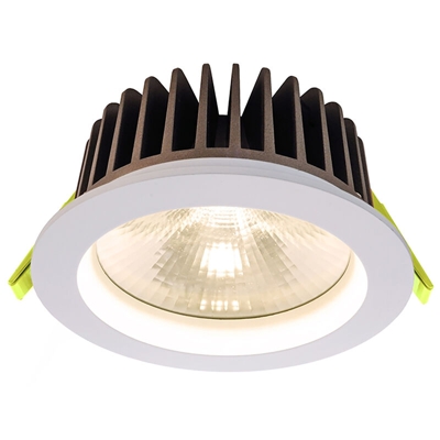Faro led dimmerabile incasso foro 130mm Faretto led 18W negozi DALI IEC 62386 Luce Bianco caldo Colore Alimentatore DALI dimm.