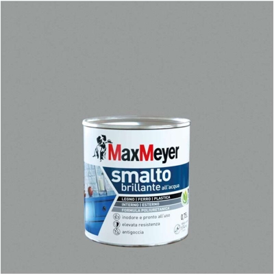 Max Meyer - Smalto Brillante Acqua Confezione da 0,75 Litri