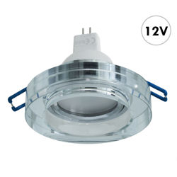 Zeitnet Inc. - Faretto vetro specchiato tondo incasso 6cm lampada LED 7W 12V MR16 luci cucina Luce 3000K en oferta