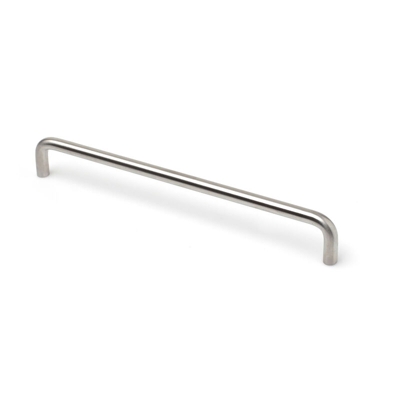 Maniglia stile contemporaneo , Acciaio, Inox Satinato, 192mm interasse. Marchio REI