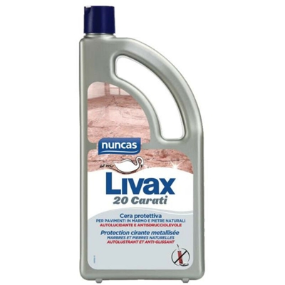 Livax 20 carati Cera autolucidante per marmo - Nuncas