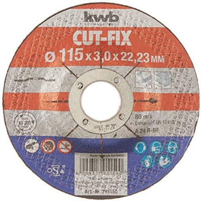Cut-Fix Disco per Tagliare Adatto per Metallo Diametro del Foro 22cm - KWB
