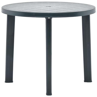 Tavolo Da Giardino Verde 89 Cm In Plastica