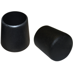 Piedini Calzanti Neri Gomma Prima Scelta Dia.Mm. 16 Conf.100Pz en oferta