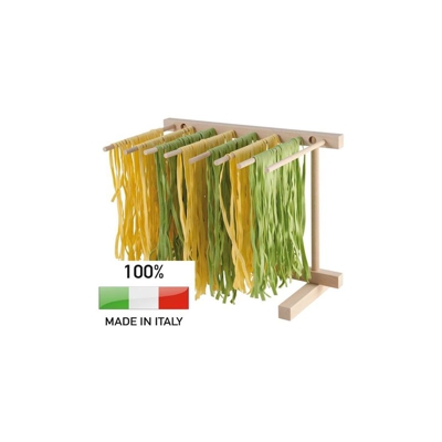 Essiccatore Pieghevole Stendi Pasta Fresca Asciuga Legno Di Faggio 18 X 35 Cm Made In Italy - Calder