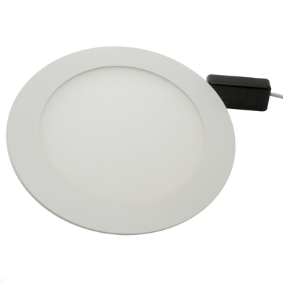 Planetitaly - Faretto LED 12W pannello ultra slim incasso tondo luce diffusa foro 15cm 220V Luce Bianco naturale