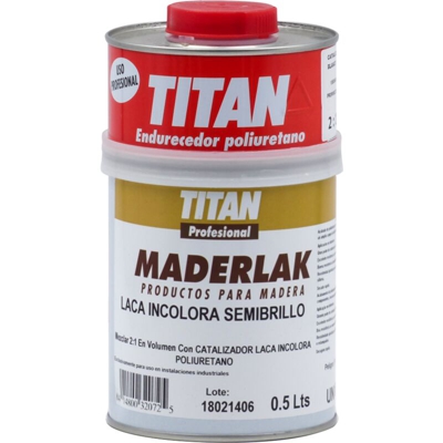 Semi-gloss PU lacca Incol Maderlak 750 ml