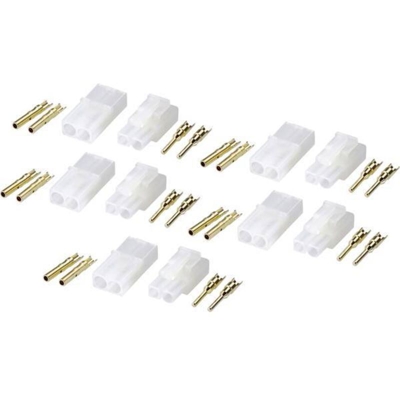 RE-6949464 Connettore maschio per batteria Tamiya dorato 5 Paio/a - Reely