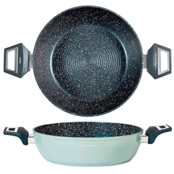 H&h Lifestyle - Tegame in Materiale Antiaderente Linea Borghese Gourmet Diametro 24 cm Anche per Induzione precio