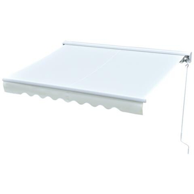 Tenda Da Sole A Bracci Con Apertura Automatica, Telecomando E Luci A Led, Beige 250x200cm