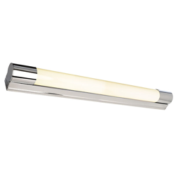 Applique lampada led parete luce specchio bagno 7W IP44 60cm alluminio cromato Luce Bianco caldo características