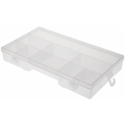 Contenitore modulare RS PRO in PP, 9 scomparti, 38mm x 245mm x 143mm, Coperchio trasparente precio