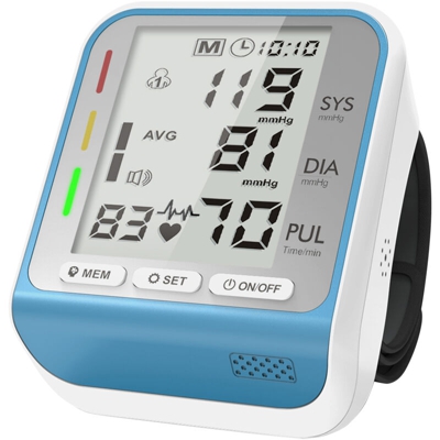 Asupermall - Misuratore di pressione sanguigna LED display digitale LCD doppio 99 set di memoria dei risultati di misurazione JZ-253A (consegnato