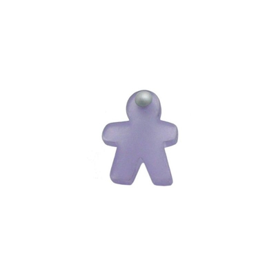 Rsp - Pomolo Bambino In Plastica Viola Per Cassetti, Comodini, Armadi