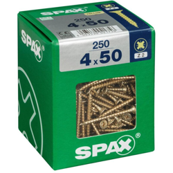 Lotto 250 Viti In Acciaio Svasata Pozidriv Testa, Diam.4 Mm X Mm L.50 - Spax en oferta