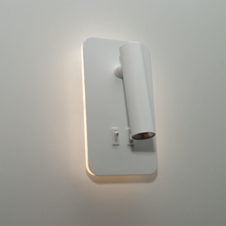 Applique LED 6W 2 in 1 lampada parete luce lettura orientabile comodino letto Luce 6000K características