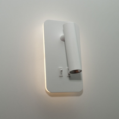Applique LED 6W 2 in 1 lampada parete luce lettura orientabile comodino letto Luce 6000K