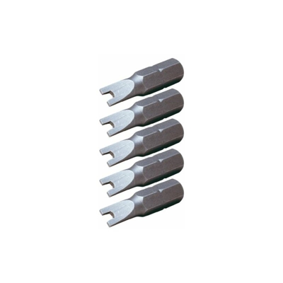 KS Tools, Set di inserti Spanner 1/4'' 8 mm, lunghezza 25 mm, 5 pz.