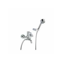 Gruppo vasca esterno con doccia duplex rubinetteria Sunset ottone cromato - Jacuzzi características